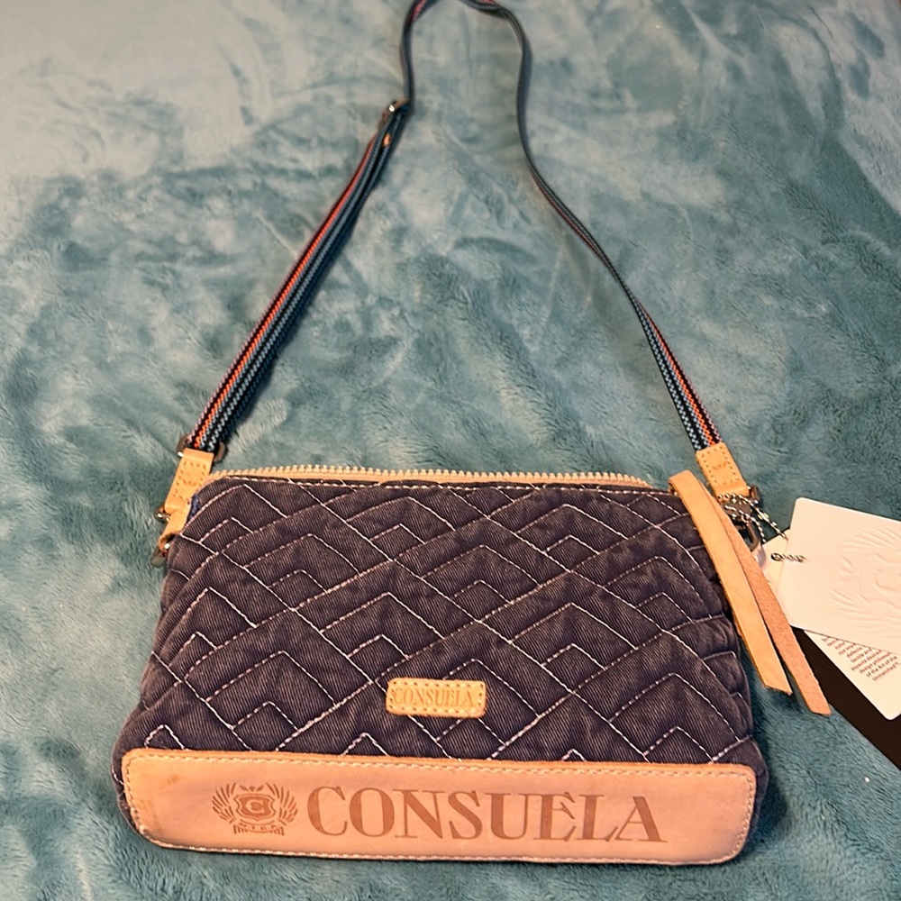 Impeccable Consuela Denim Crossbody bag